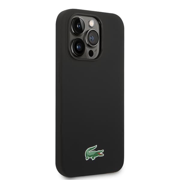 Lacoste iPhone 15 Pro Max Kuori Croc Logo MagSafe Musta