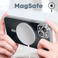 Miniatyrbild 3 av 4: MagSafe iPhone 14 Fodral Silikon Silver Magsafe Fodral