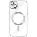 Miniatyrbild 1 av 4: MagSafe iPhone 14 Fodral Silikon Silver Magsafe Fodral