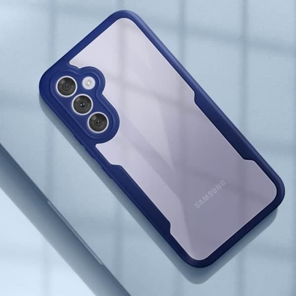 Helkroppsväska som är kompatibelt med Samsung A54 5G Blue Case