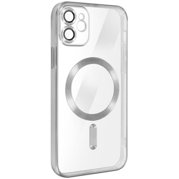 MagSafe iPhone 11 Fodral Silikon Silver Magsafe Fodral