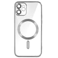 Miniatyrbild 1 av 4: MagSafe iPhone 11 Fodral Silikon Silver Magsafe Fodral