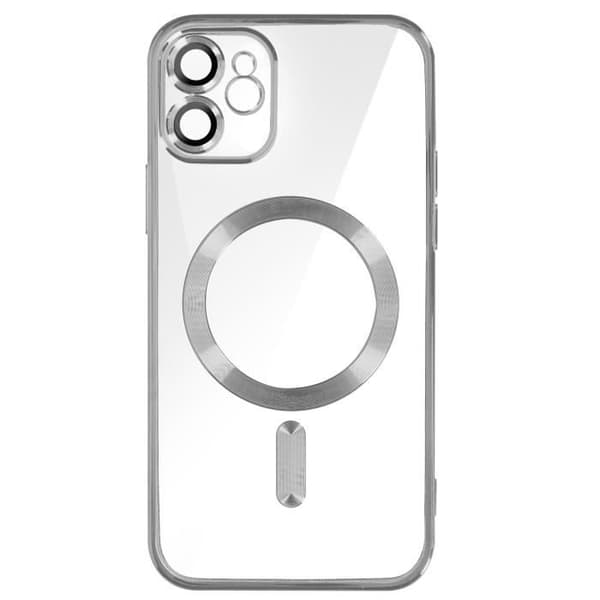 MagSafe iPhone 11 Fodral Silikon Silver Magsafe Fodral