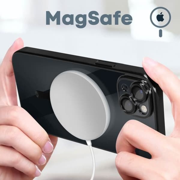 MagSafe iPhone 13 Fodral Silikon Svart Magsafe Fodral
