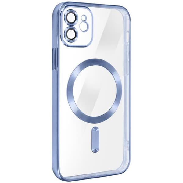 MagSafe iPhone 12 Fodral Krom Blå Magsafe Fodral