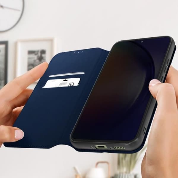 Plånboksfodral som är kompatibelt med Samsung Galaxy A54 5G Blue Flip-fodral
