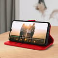 Miniatyrbild 4 av 4: Skyddsfodral - AVIZAR - Xiaomi Redmi 9A - Röd - Kortfack - Videostöd