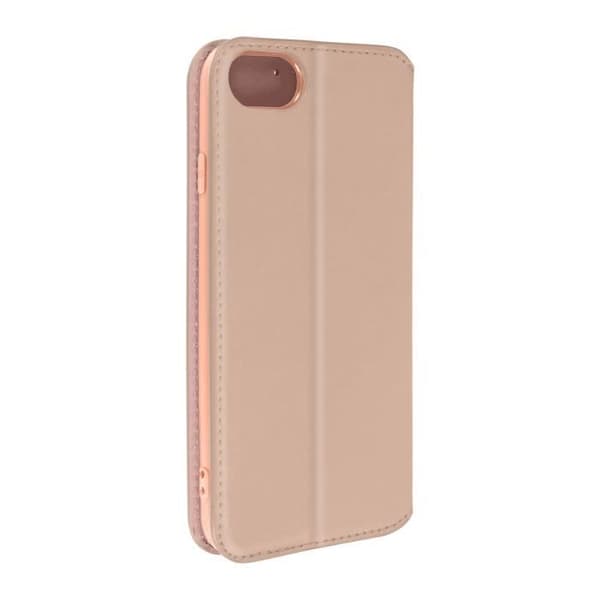 iPhone SE 2020, 8, 7, 6 och 6S fodral Flip Wallet Videostöd roséguld Rose