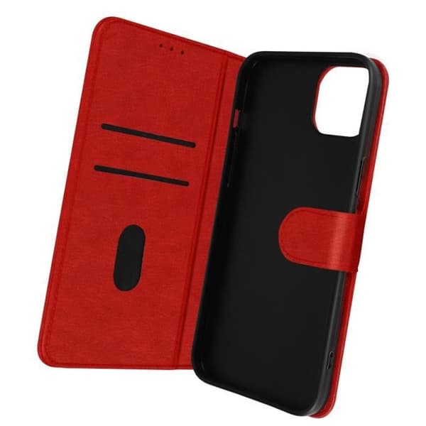 AVIZAR iPhone 14 Fodral - Chesterfield - Röd - Videostödfunktion