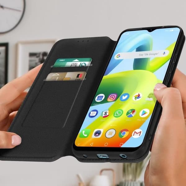 Xiaomi Redmi A1 2022-fodral - AVIZAR - Plånboksfodral - Fullständigt skydd - Videostöd