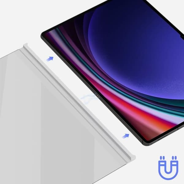Fodral till Galaxy Tab S9 Ultra Original Samsung Note View Cover Transparent