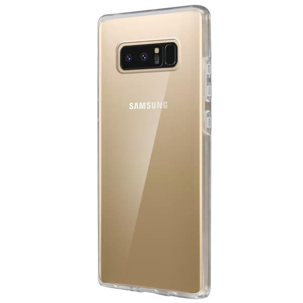 Skyddsfodral - Galaxy Note 8 - Transparent - Silikon - Polykarbonat - Ultra-tunn