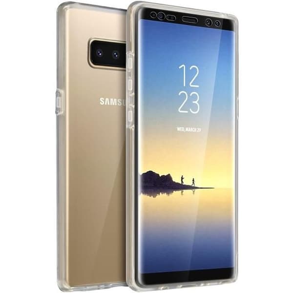 Skyddsfodral - Galaxy Note 8 - Transparent - Silikon - Polykarbonat - Ultra-tunn