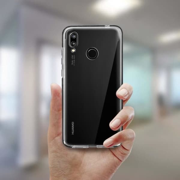 Skyddsskal - Huawei - P20 Lite - Silikon - Polykarbonat - Transparent