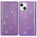 Miniatyrbild 1 av 6: iPhone 15 Fodral Flip Glitter Lila