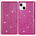 Miniatyrbild 1 av 6: iPhone 15 Fodral Flip Glitter Rosa