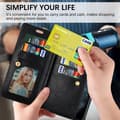 Miniatyrbild 6 av 6: iPhone 15 Multifunktionellt Fodral Svart