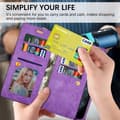 Miniatyrbild 6 av 6: iPhone 15 Multifunktionellt Fodral Lila