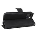 Miniatyrbild 4 av 6: iPhone 15 Fodral Skin Touch Läder Svart