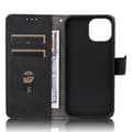 Miniatyrbild 6 av 6: iPhone 15 Fodral Skin Touch Läder Svart