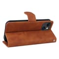Miniatyrbild 4 av 6: iPhone 15 Fodral Skin Touch Läder Brun