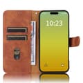Miniatyrbild 2 av 6: iPhone 15 Fodral Skin Touch Läder Brun