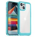 Miniatyrbild 1 av 6: iPhone 15 Skal Akryl/TPU Transparent Blå