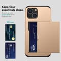 Miniatyrbild 3 av 6: iPhone 15 Skal Hybrid Med Kortfack Guld