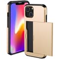 Miniatyrbild 2 av 6: iPhone 15 Skal Hybrid Med Kortfack Guld