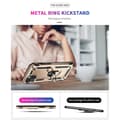 Miniatyrbild 6 av 6: iPhone 15 Skal Armor Hybrid Ring Guld