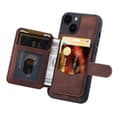 Miniatyrbild 2 av 6: iPhone 15 Skal RFID Med Plånboksfunktion Brun