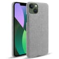 Miniatyrbild 1 av 5: iPhone 15 Skal Tygbelagt Ljus Grå