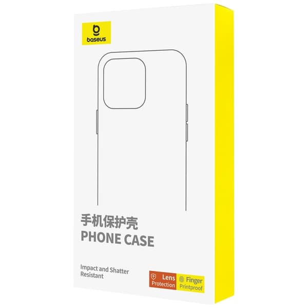 BASEUS iPhone 15 Skal MagSafe Lucent Series Transparent