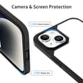 Miniatyrbild 3 av 6: LEEU DESIGN iPhone 15 Skal Hybrid Svart