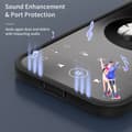 Miniatyrbild 5 av 6: LEEU DESIGN iPhone 15 Skal Hybrid Svart