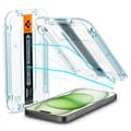 Miniatyrbild 10 av 10: Spigen iPhone 16/15 2-PACK GLAS.tR "Ez Fit" Skärmskydd