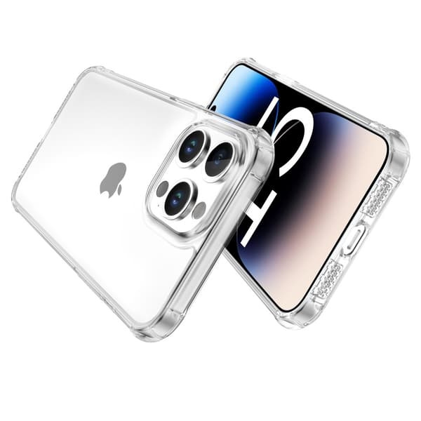LEEU DESIGN iPhone 15 Pro Skal AirBag Hybrid Transparent