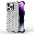 Miniatyrbild 1 av 6: iPhone 15 Pro Skal Shockproof Honeycomb Vit