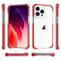 Miniatyrbild 6 av 6: iPhone 15 Pro Skal Shockproof Akryl/TPU Röd