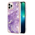 Miniatyrbild 1 av 5: iPhone 15 Pro Skal Marmor TPU Lila