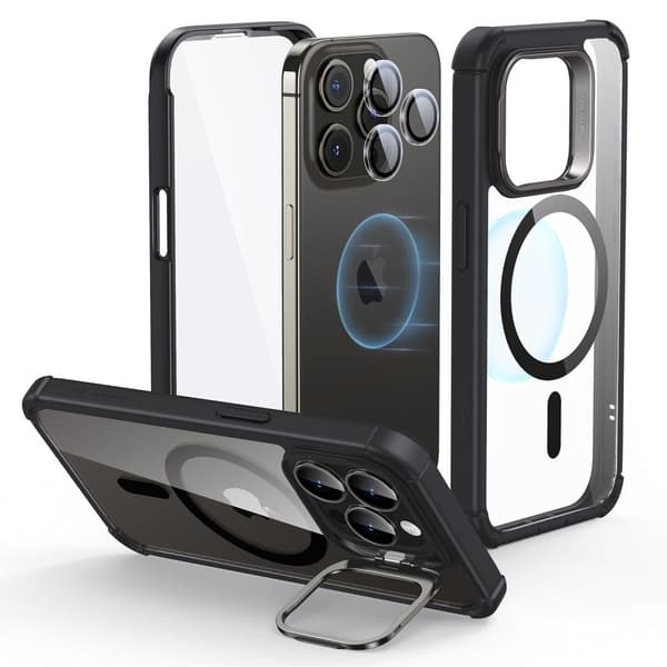 ESR iPhone 15 Pro Skal MagSafe Armor Tough Kickstand HaloLock