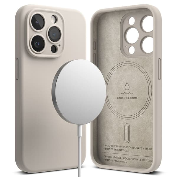 Ringke iPhone 15 Pro Skal MagSafe Silikon Stone