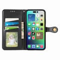 Miniatyrbild 3 av 4: iPhone 15 Pro Fodral Solid Med Magnetisk Mässing Svart