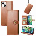 Miniatyrbild 1 av 4: iPhone 15 Pro Fodral Solid Med Magnetisk Mässing Brun
