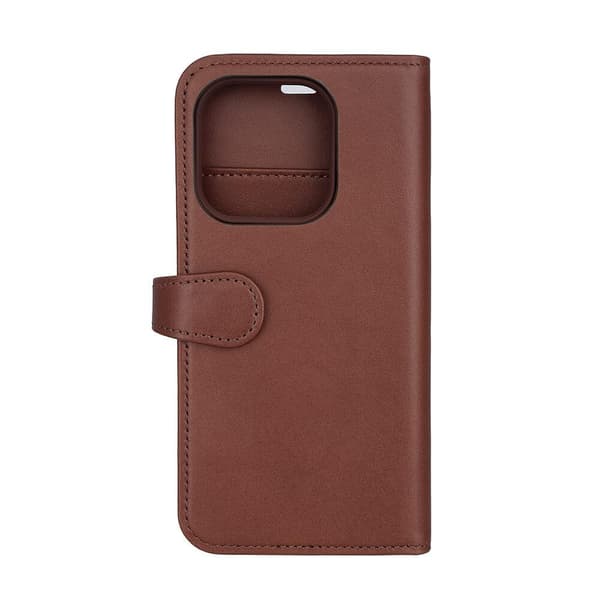 Buffalo iPhone 15 Pro Fodral 2in1 Äkta Läder Brun