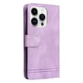 Miniatyrbild 3 av 6: iPhone 15 Pro Fodral Skin Feel Läder Lila