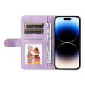 Miniatyrbild 4 av 6: iPhone 15 Pro Fodral Skin Feel Läder Lila