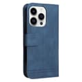Miniatyrbild 3 av 6: iPhone 15 Pro Fodral Skin Feel Läder Blå