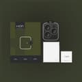 Miniatyrbild 2 av 4: HOFI iPhone 15 Pro / 15 Pro Max Linsskydd CamRing Pro+ Svart