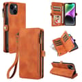 Miniatyrbild 1 av 6: iPhone 15 Plus Fodral RFID Multifunktionell Flerkort Brun